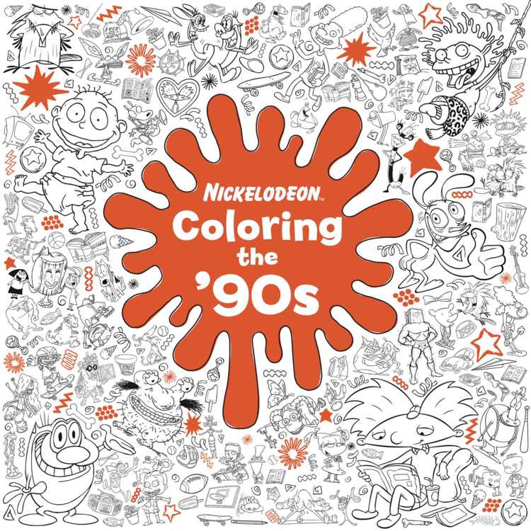 PENGUIN RANDOM HOUSE NICKELODEON COLORING THE 90'S COLORING BOOK
