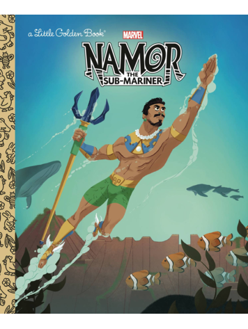 GOLDEN BOOKS NAMOR THE SUB-MARINER LITTLE GOLDEN BOOK