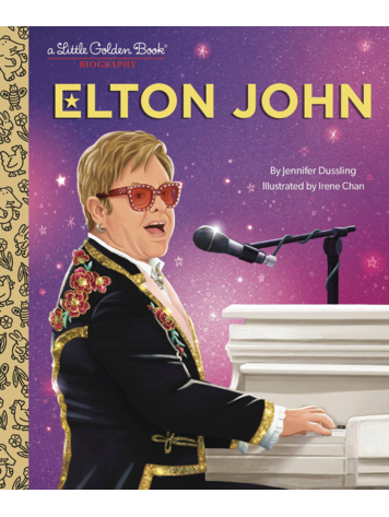 GOLDEN BOOKS ELTON JOHN LITTLE GOLDEN BOOK BIOGRAPHY