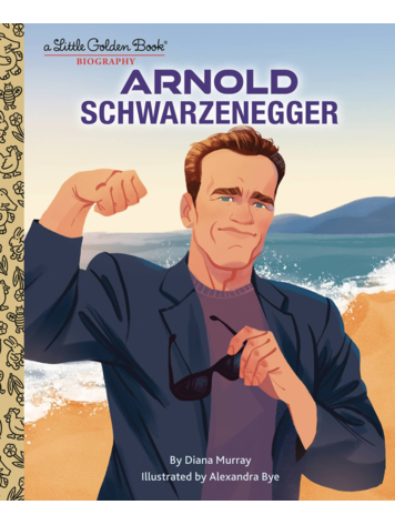 GOLDEN BOOKS ARNOLD SCHWARZENEGGER LITTLE GOLDEN BOOK BIOGRAPHY