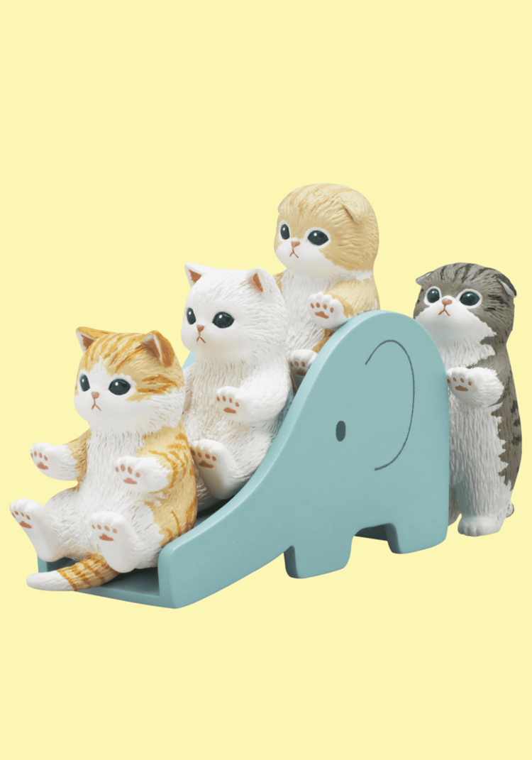 MOFUSAND CATS ON A SLIDE BLIND BOX