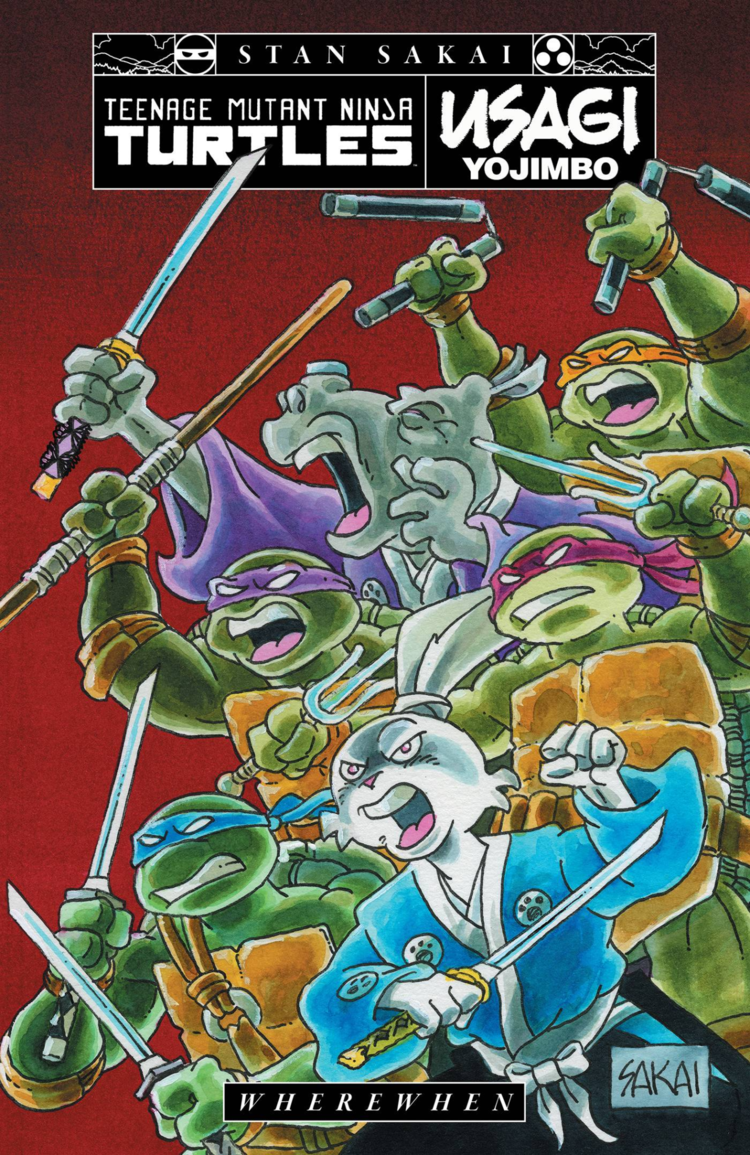 IDW PUBLISHING TEENAGE MUTANT NINJA TURTLES USAGI YOJIMBO WHEREWHEN TP