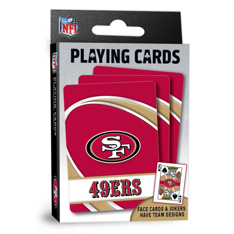 SAN FRANCISCO 49ERS PLAYING CARDS