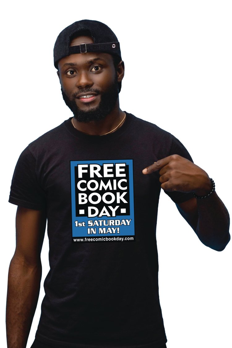 FCBD 2024 FCBD BLACK GENERIC LOGO T-SHIRT