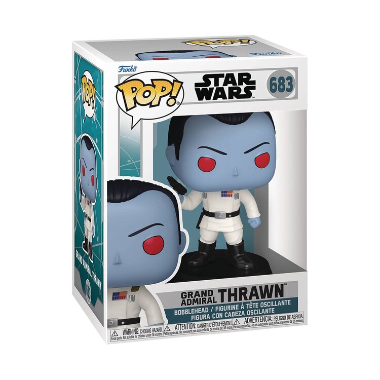 FUNKO POP STAR WARS AHSOKA GRAND ADMIRAL THRAWN VIN FIG