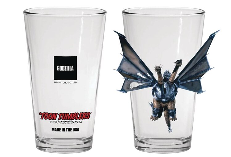 FUNKO TOON TUMBLERS MECHA GHIDORAH PINT GLASS