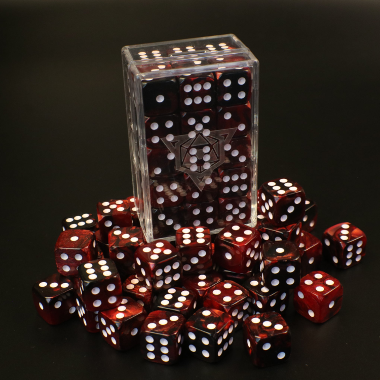 DIE HARD DICE VANGUARD D6 PACK - NOCTURNE AND CRIMSON