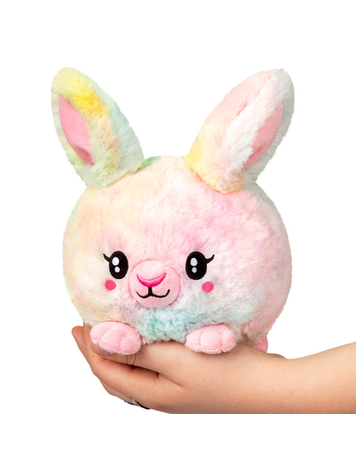 SQUISHABLE SQUISHABLE SNUGGLEMI SNACKERS FLUFFY BUNNY - PASTEL TIE DYE