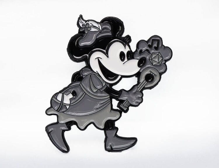 FOAM BRAIN GAMES FOAM BRAIN GAMES DICE BOAT WILLIE: BARD - ENAMEL PIN