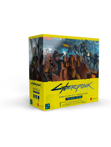CMON PRODUCTIONS CYBERPUNK 2077 GANGS OF NIGHT CITY: THE BOARD GAME KICKSTARTER EXCLUSIVE EDITION