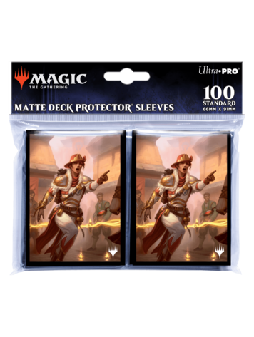 ULTRA PRO MTG MURDERS AT KARLOV MANOR NELLY BORCA, IMPULSIVE ACCUSER STANDARD DECK PROTECTOR SLEEVES (100CT)