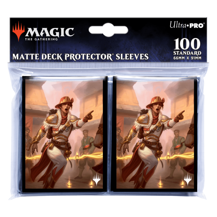 ULTRA PRO MTG MURDERS AT KARLOV MANOR NELLY BORCA, IMPULSIVE ACCUSER STANDARD DECK PROTECTOR SLEEVES (100CT)