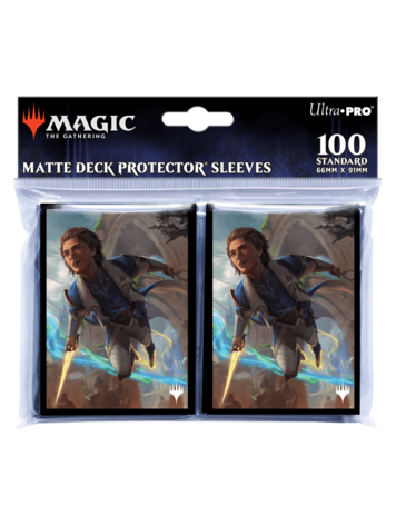 ULTRA PRO MTG MURDERS AT KARLOV MANOR KELLAN, INQUISITIVE PRODIGY STANDARD DECK PROTECTOR SLEEVES (100CT)