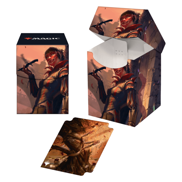 ULTRA PRO MTG MURDERS AT KARLOV MANOR MASSACRE GIRL, KNOWN KILLER 100+ DECK BOX