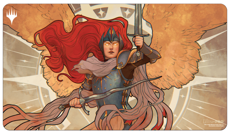 ULTRA PRO MTG MURDERS AT KARLOV MANOR AURELIA, THE LAW ABOVE STANDARD GAMING PLAYMAT