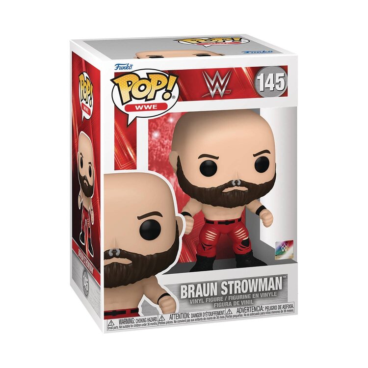FUNKO POP WWE BRAUN STROWMAN VIN FIG