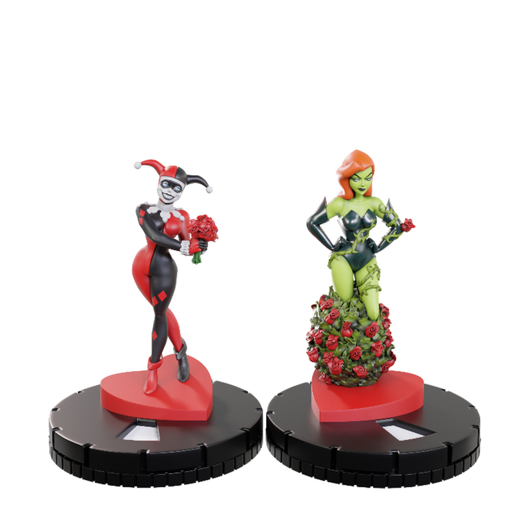 DC HEROCLIX: ICONIX - HARLEY QUINN ROSES FOR RED