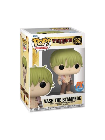 FUNKO POP ANIMATION TRIGUN VASH SHIRTLESS PX VIN FIG