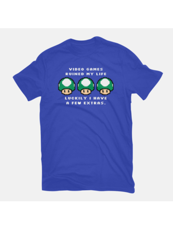 VIDEO GAMES RUINED MY LIFE T-SHIRT UNISEX