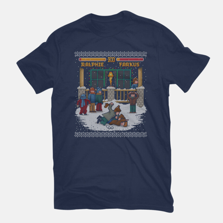 THE CHRISTMAS FIGHT T-SHIRT UNISEX