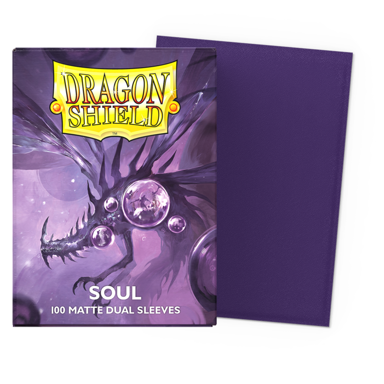 DRAGON SHIELD DRAGON SHIELD 100 CT SLEEVES DUAL MATTE SOUL