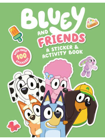 PENGUIN RANDOM HOUSE BLUEY AND FRIENDS STICKER AND ACTIVITY BOOK