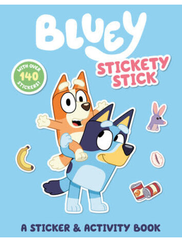 PENGUIN RANDOM HOUSE BLUEY STICKETY STICKER AND ACTIVITY BOOK