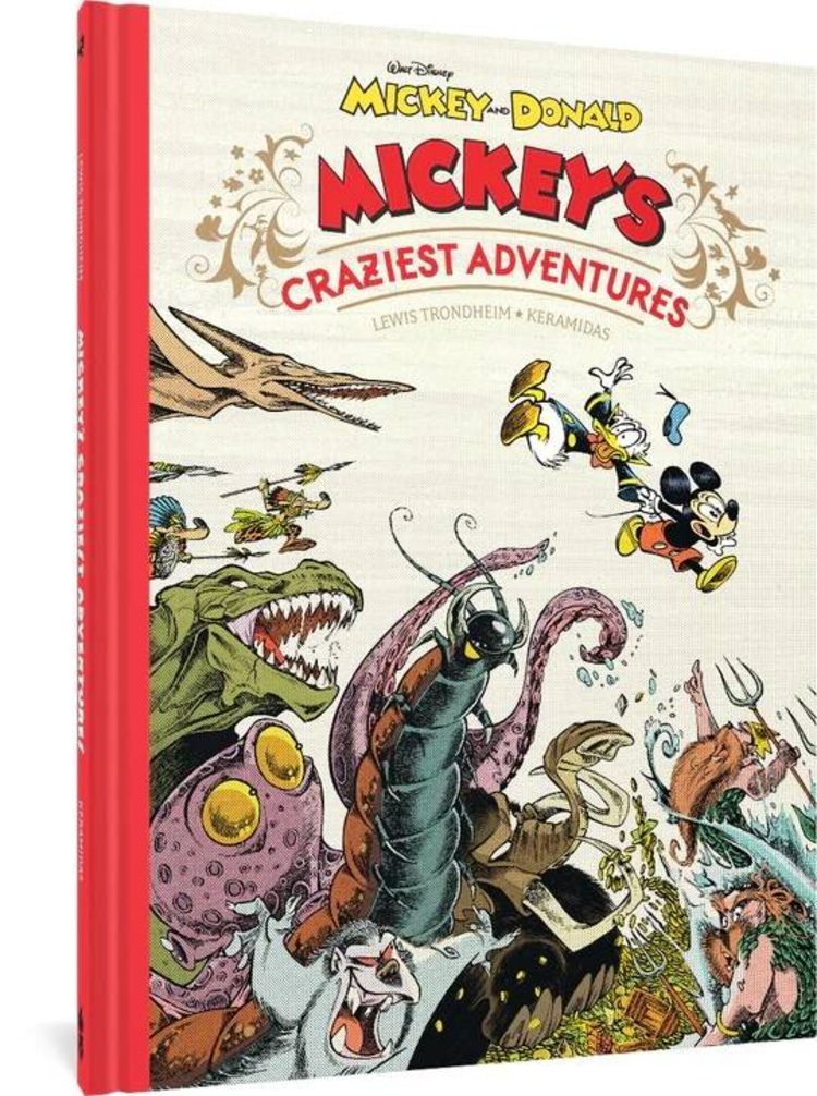 FANTAGRAPHICS BOOKS WALT DISNEYS MICKEY & DONALD HC MICKEYS CRAZIEST ADV