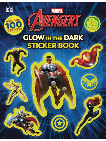 DK PUBLISHING CO MARVEL AVENGERS GLOW IN THE DARK STICKER BOOK