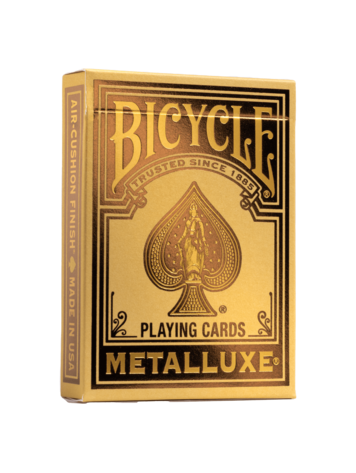BICYCLE PLAYING CARDS - METALLUXE GOLD