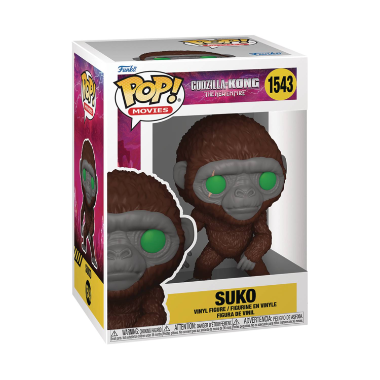 FUNKO POP MOVIES GODZILLA X KONG NEW EMPIRE SUKO VIN FIG