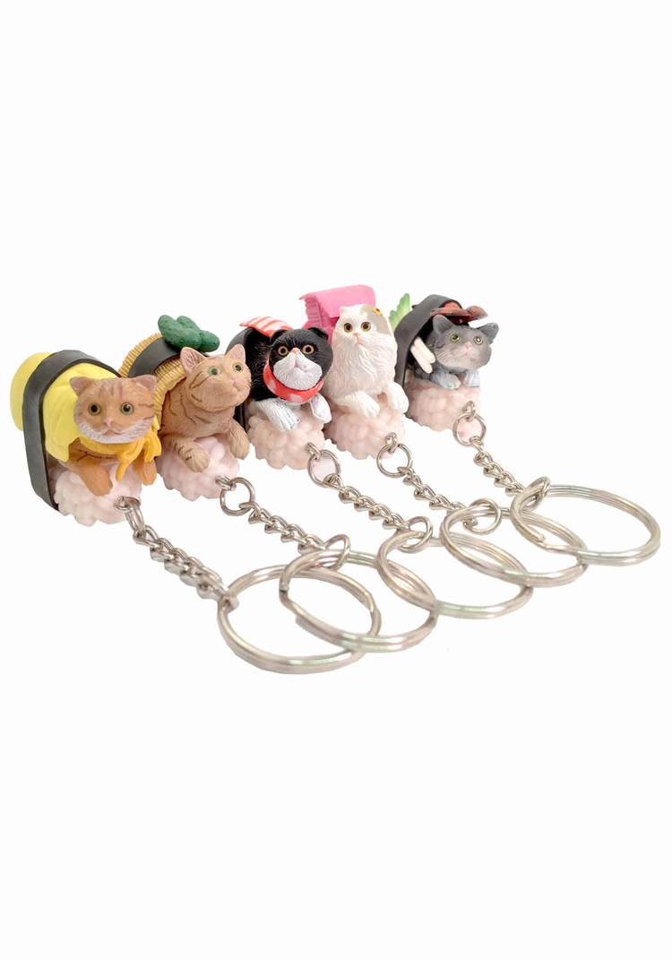 NEKOZUSHI SUSHI CAT KEYRING VOL 1 BMB