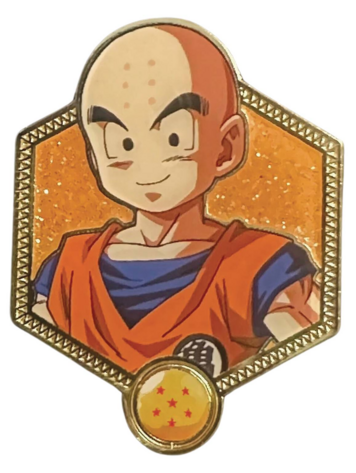 ZEN MONKEY STUDIOS DRAGONBALL Z GOLDEN SERIES 2 KRILLIN PIN