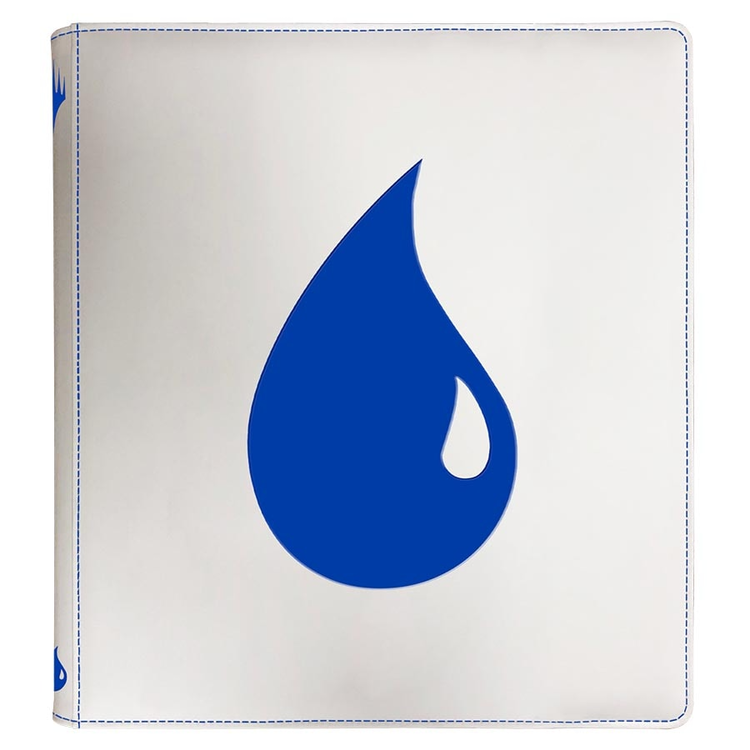 ULTRA PRO MTG MANA 8 12-POCKET ZIP PRO-BINDER - ISLAND