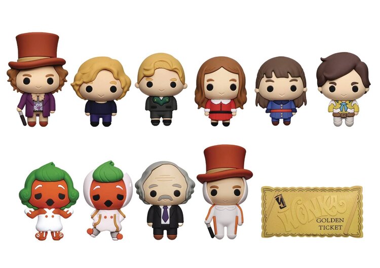 MONOGRAM PRODUCTS WILLY WONKA 3D FOAM BAG CLIP BMB