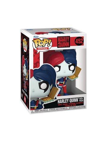 FUNKO POP HEROES DC HARLEY QUINN W/ PIZZA VIN FIG