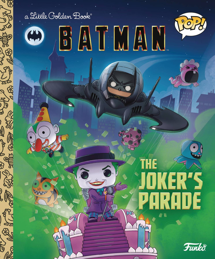 GOLDEN BOOKS FUNKO POP DC BATMAN THE JOKER'S PARADE LITTLE GOLDEN BOOK