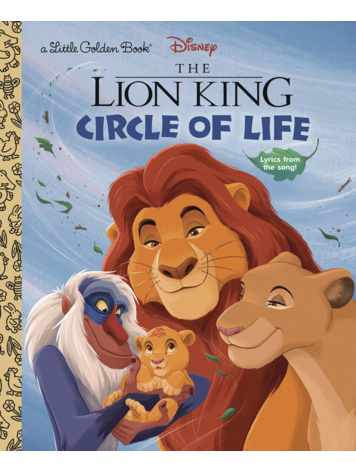 GOLDEN BOOKS DISNEY LION KING CIRCLE OF LIFE LITTLE GOLDEN BOOK