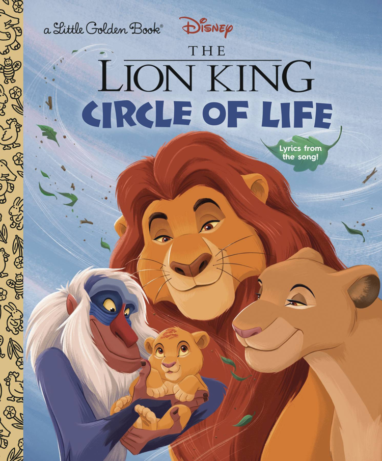 GOLDEN BOOKS DISNEY LION KING CIRCLE OF LIFE LITTLE GOLDEN BOOK