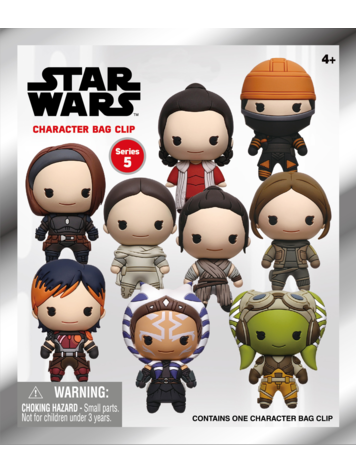 MONOGRAM PRODUCTS SW WOMEN OF STAR WARS 3D FOAM BAG CLIP BMB
