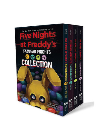 SCHOLASTIC INC. FIVE NIGHTS AT FREDDYS FAZBEAR FRIGHTS FOUR BOOK SET
