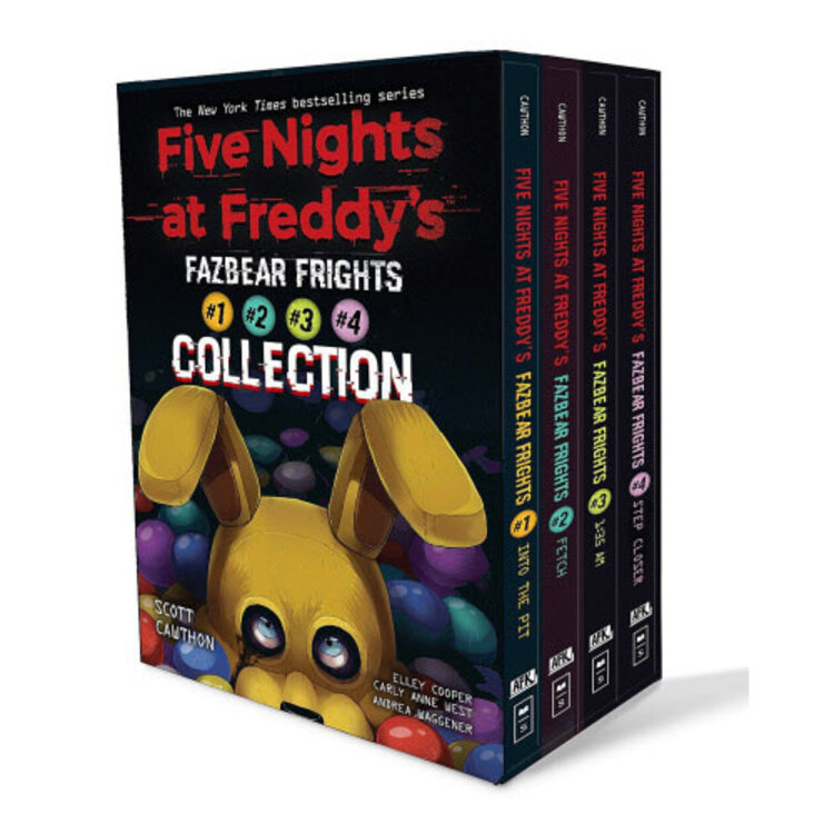 SCHOLASTIC INC. FIVE NIGHTS AT FREDDYS FAZBEAR FRIGHTS FOUR BOOK SET