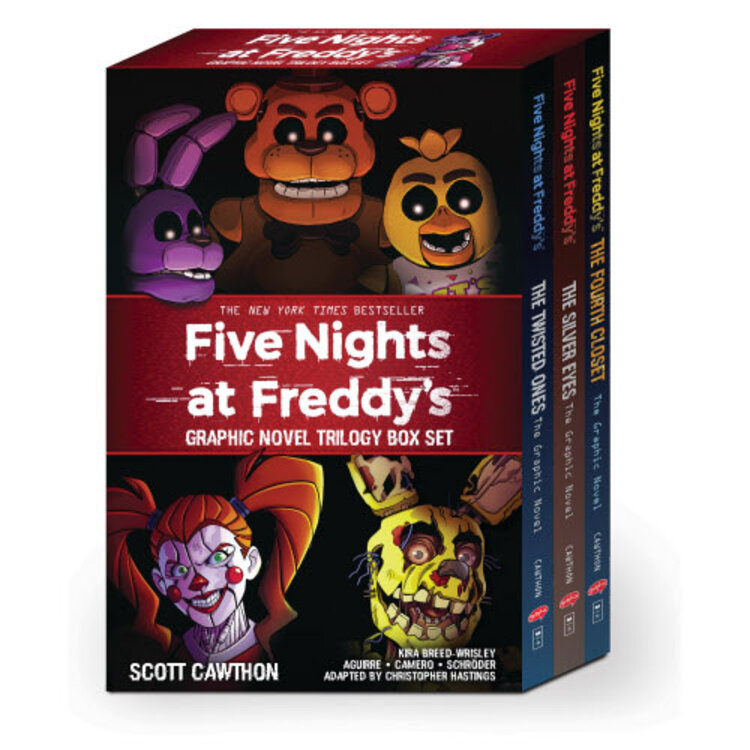 SCHOLASTIC INC. FIVE NIGHTS AT FREDDYS GRAPHIC NOVEL TRILOGY BOX