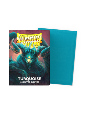 DRAGON SHIELD DRAGON SHIELD 100 CT SLEEVES MATTE TURQUOISE