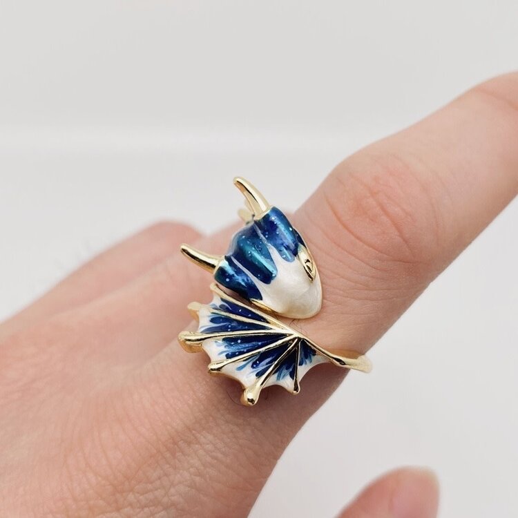 MIO QUEENA ADJUSTABLE DRAGON RING