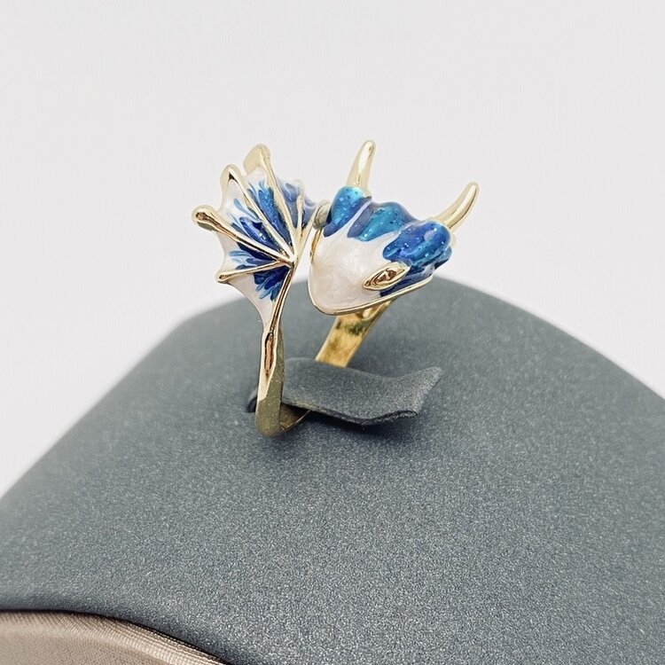 MIO QUEENA ADJUSTABLE DRAGON RING