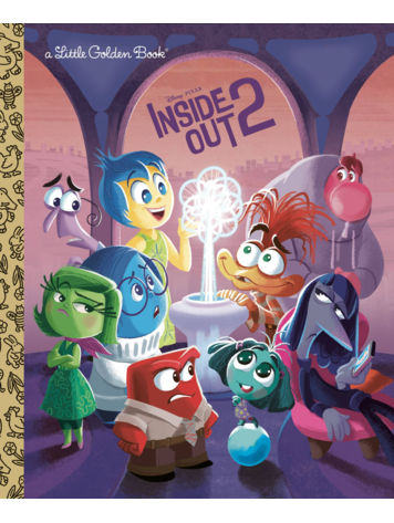 GOLDEN BOOKS DISNEY PIXAR INSIDE OUT 2 LITTLE GOLDEN BOOK