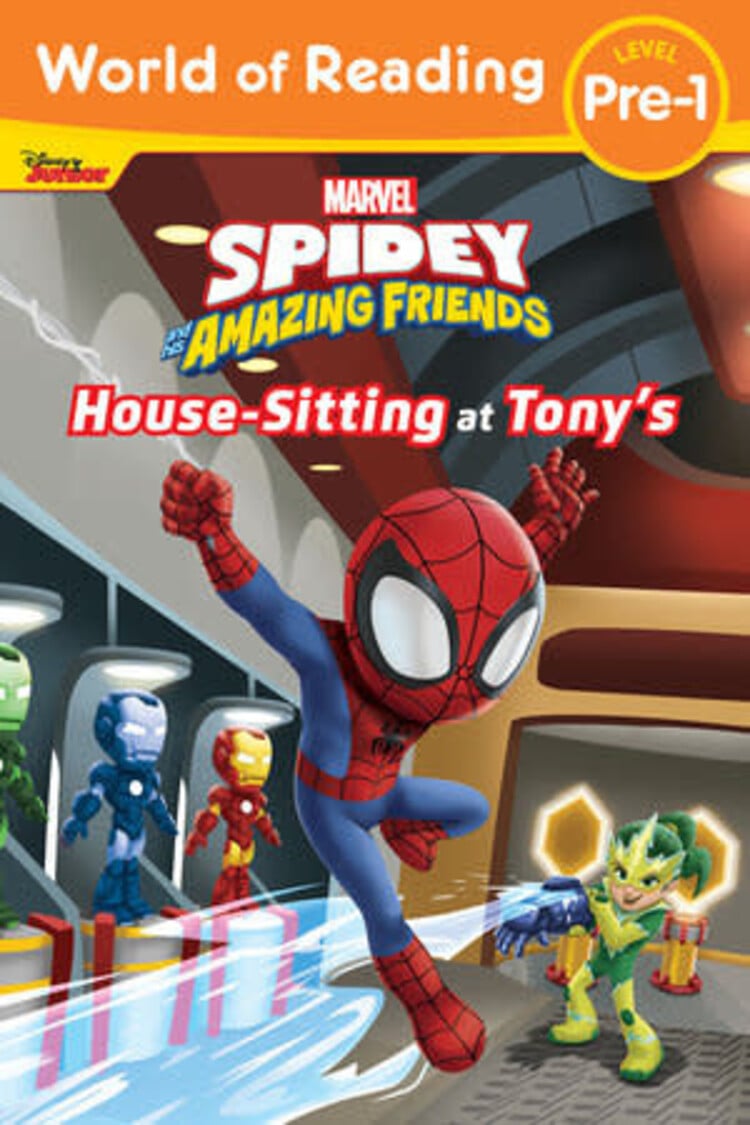 SPIDEY & HIS AMAZING FRIENDS HOUSE SITTING AT TONYS