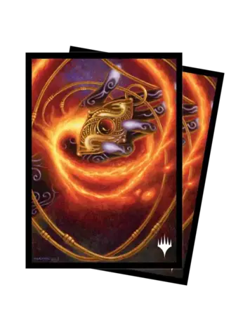 ULTRA PRO MAGIC THE GATHERING MODERN HORIZONS 3 DECK PROTECTOR 100 SLEEVES RUBY MEDALLION