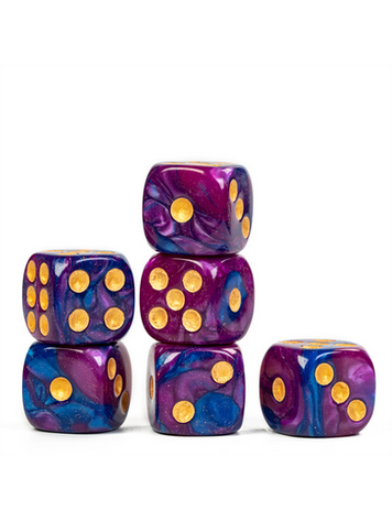 FOAM BRAIN GAMES FOAM BRAIN GAMES 12 PIECE PIP D6'S - BETWEEN DIMENSIONS
